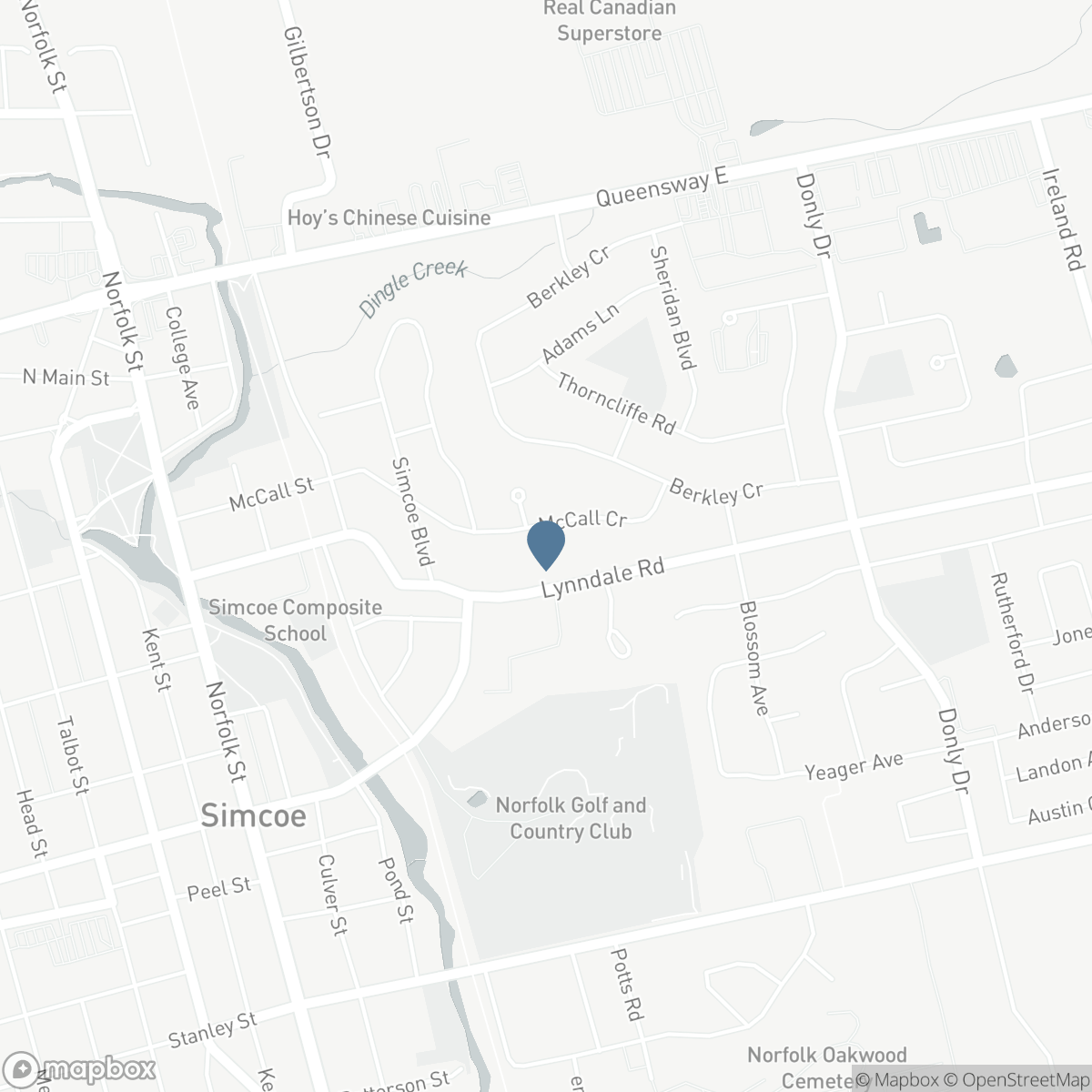 152 MCCALL CRESCENT, Simcoe, Ontario N3Y 2E1